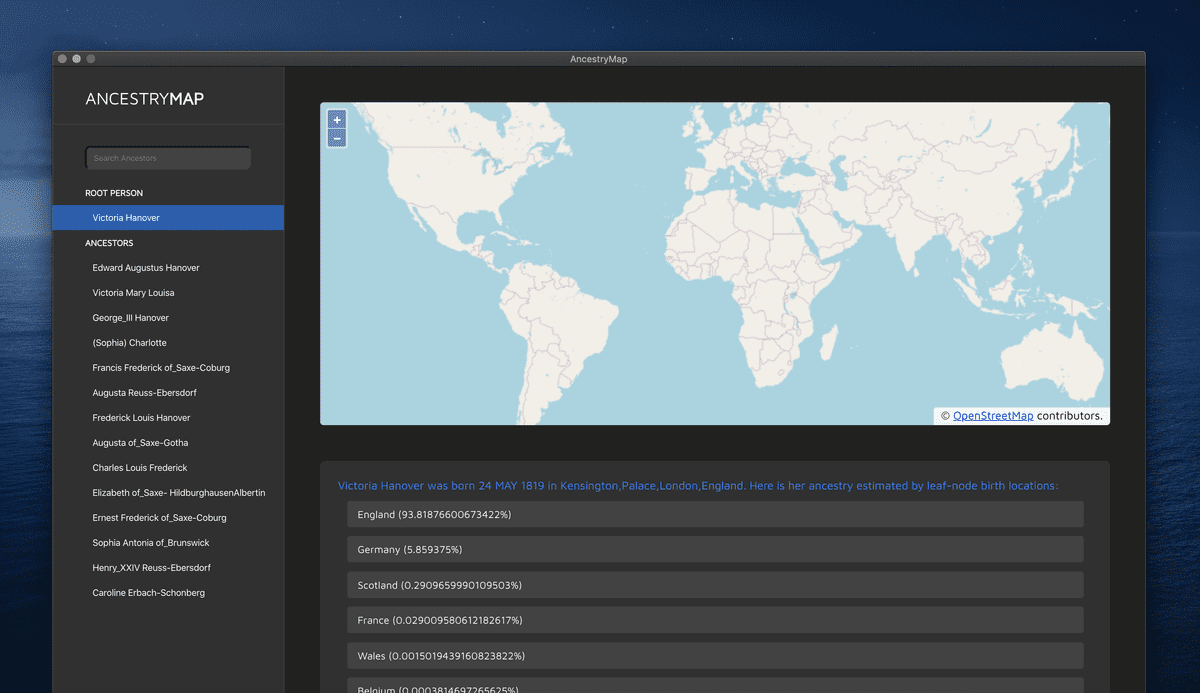 Project Image (AncestryMap)